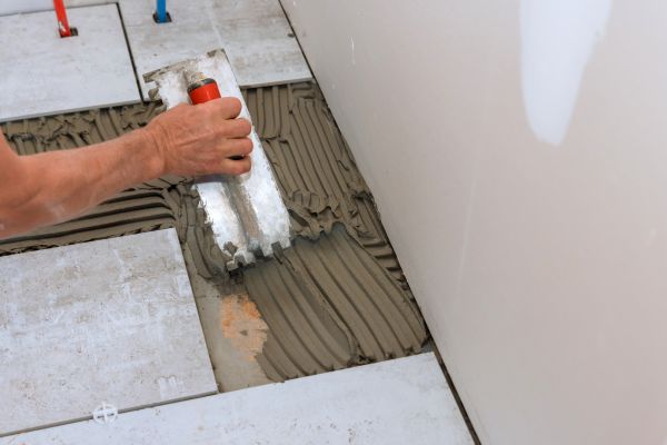 Bathroom Floor Renovation in Wenatchee